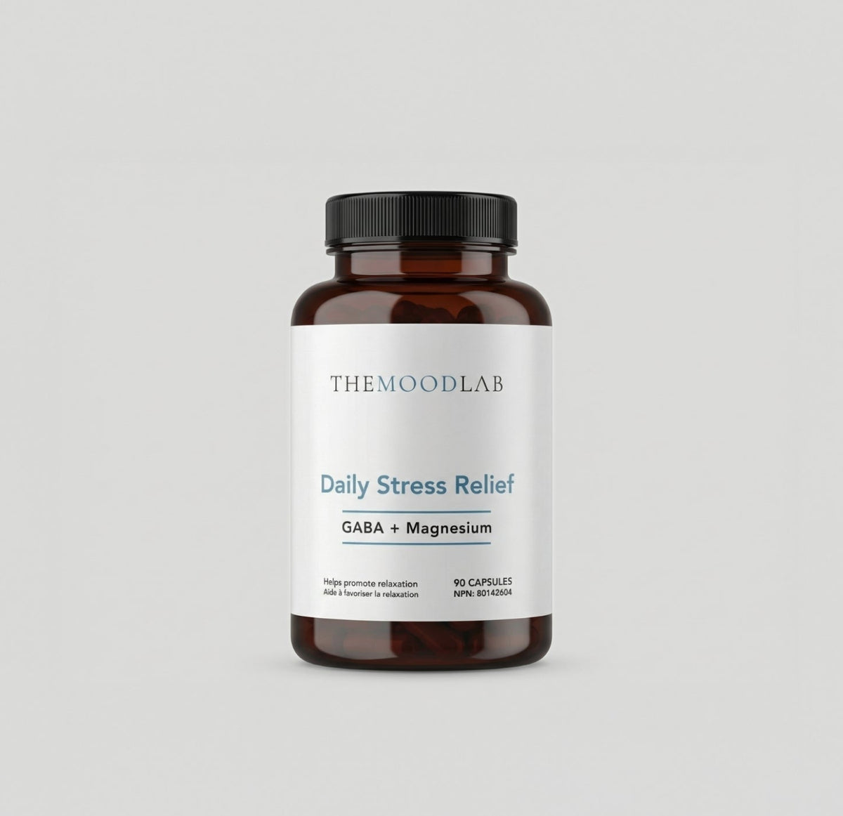 Daily Stress Relief GABA and magnesium supplement by The Mood Lab
