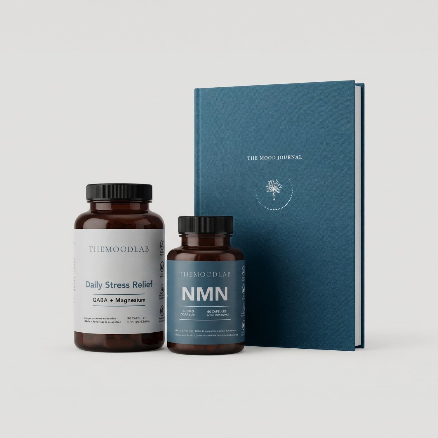 Mood Reset Bundle | brain health supplements and wellness journal
