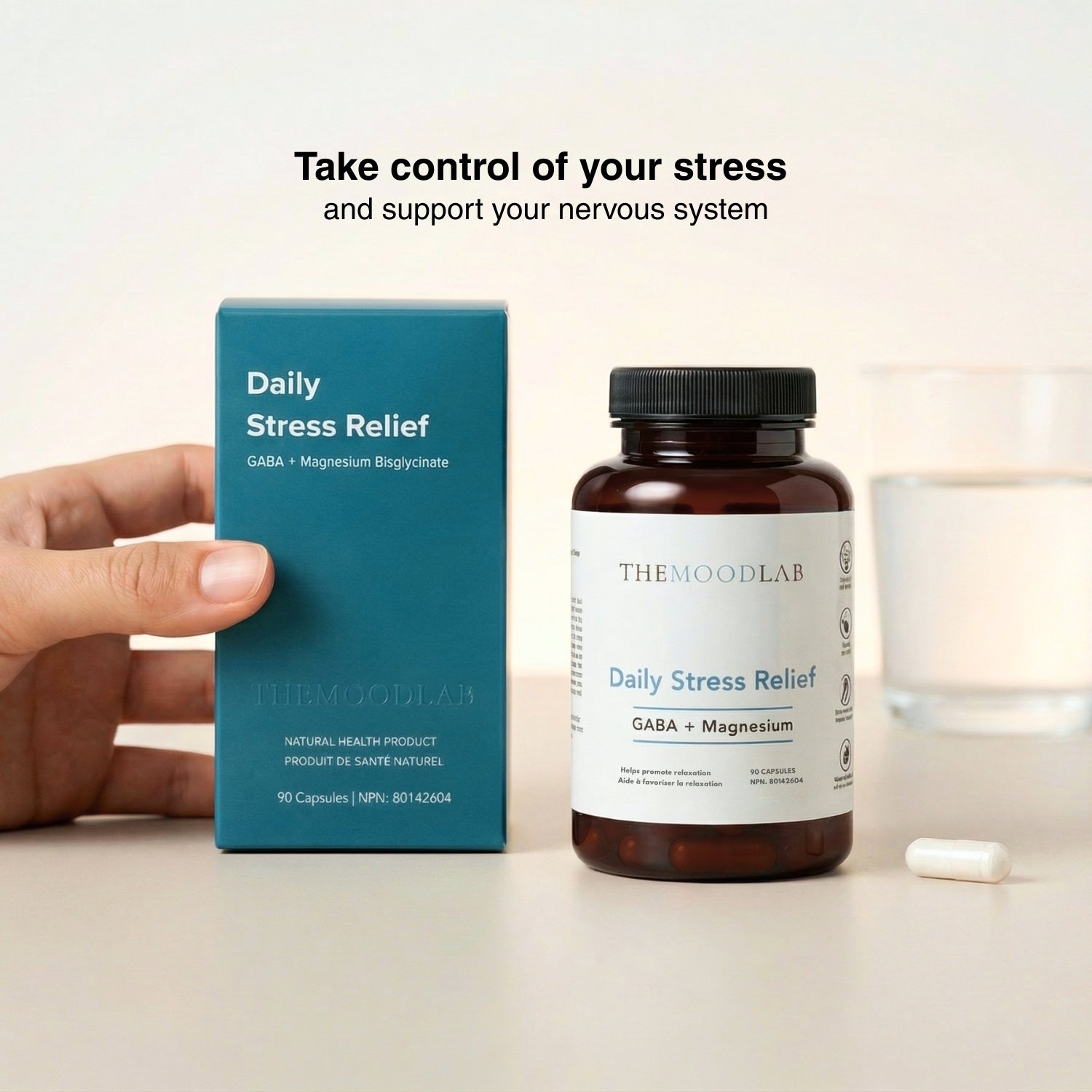 The Mood Lab brain health supplements for focus, mood and nervous system support